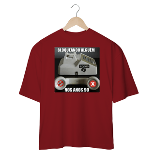 Nome do produto Camisetas Oversized Bloqueado