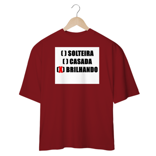 Nome do produto Camisetas Oversized Brilhando