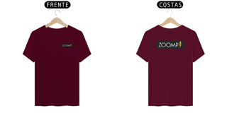 Nome do produto Camisetas Zoomp Frente e  Costas