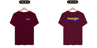 Nome do produto Camisetas Wrangler Frente e Costas