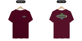 Nome do produto Camisetas Company Frente e Costas