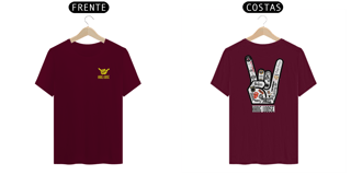 Nome do produto Camisetas Hang Loose Rock Frente  Costas