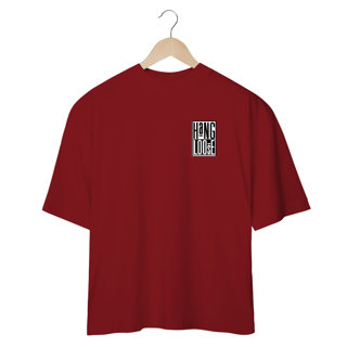 Nome do produto Camisetas Oversized HangLoose Preto Branco Minimalista