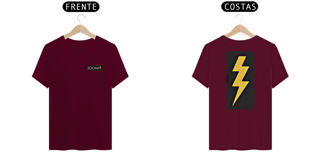 Nome do produto Camisetas Zoomp Raio Frente Costas