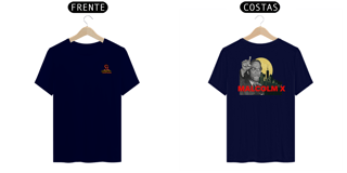 Nome do produto camisa estampa nas costas Malcolm x