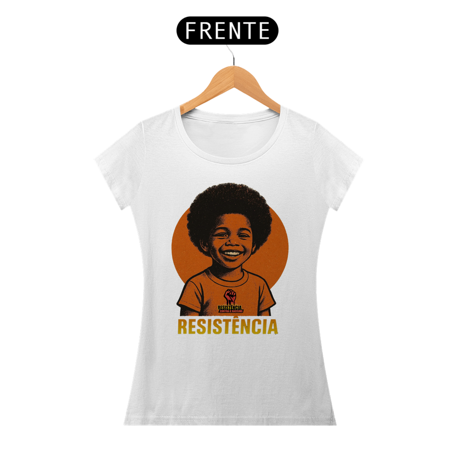 Camisa feminina meninas resistência