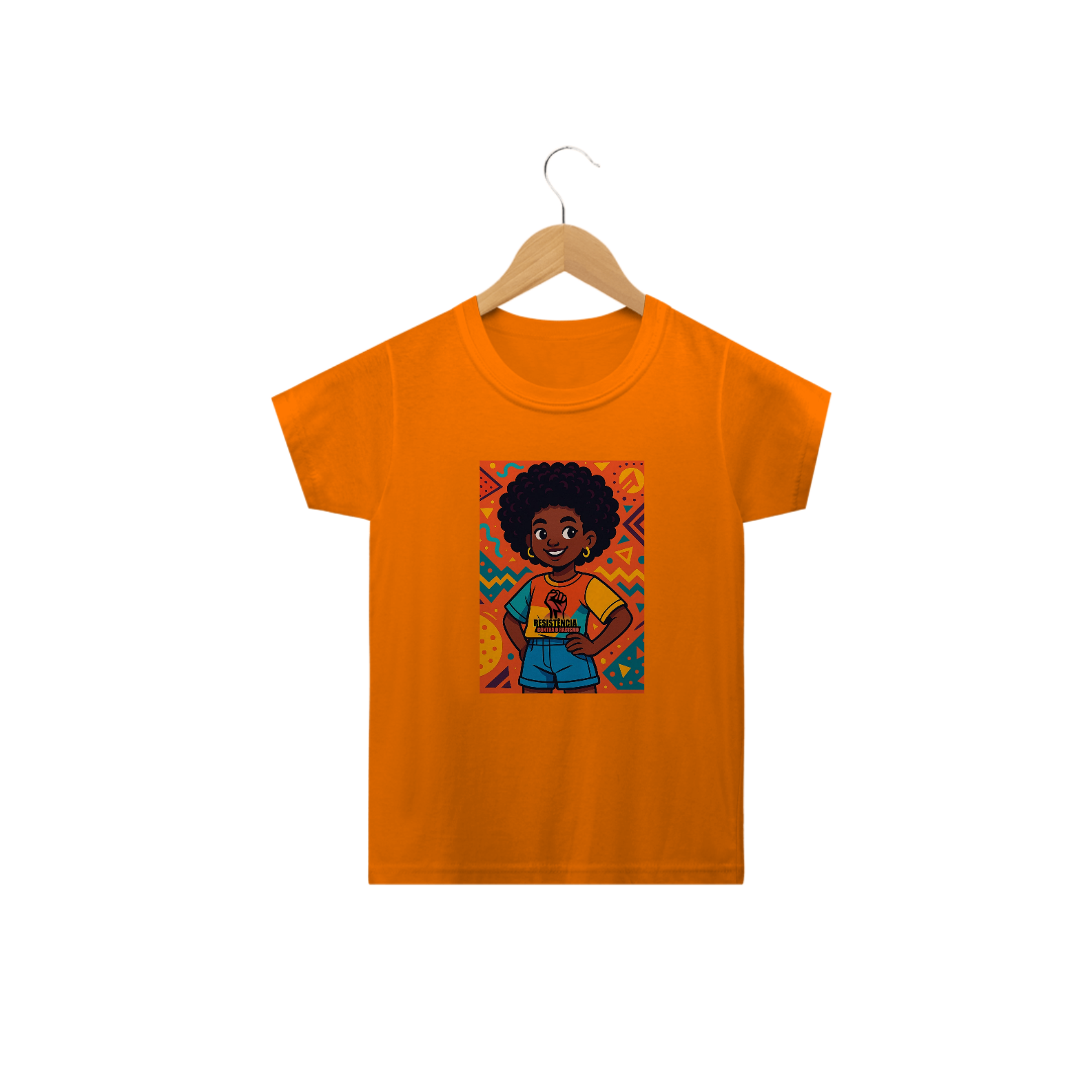 camisa infantil menina resistência