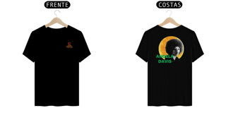 Nome do produto camisa estampa nas costas Angela Davis
