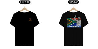 Nome do produto camisa com estampa nas costas Mandela