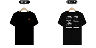 Nome do produto Camisa cérebro racista 