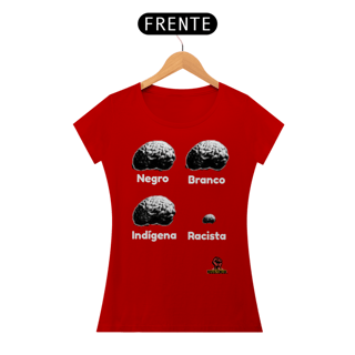 Nome do produto camisa feminina cérebro de racista