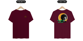 Nome do produto camisa estampa nas costas Angela Davis