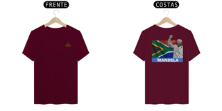 Nome do produto camisa com estampa nas costas Mandela