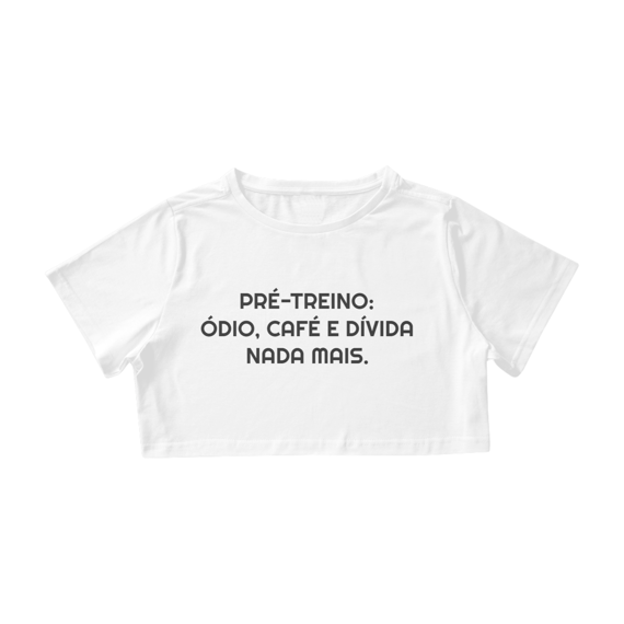 cropped pré-treino