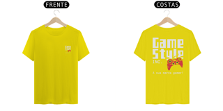 Nome do produto Camiseta algodão estampa logo costas game style inc.