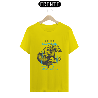 Nome do produto Camiseta A vida é uma onda