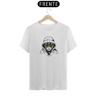 Nome do produto camiseta gato Hacker