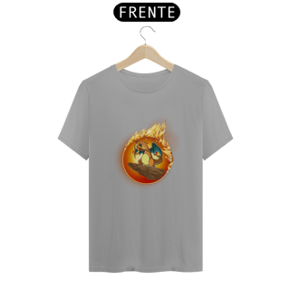 Nome do produto Camiseta Pokémon - Charizard e Charmander em Rei Leão