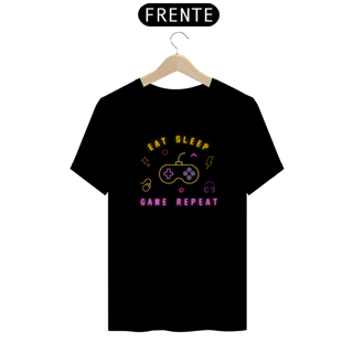 Nome do produto Camiseta Eat Sleep Game Repeat