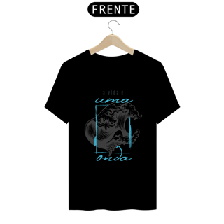 Nome do produto Camiseta A vida é uma onda