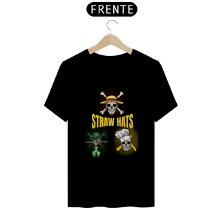 Camiseta One Piece - Chapéus de Palha