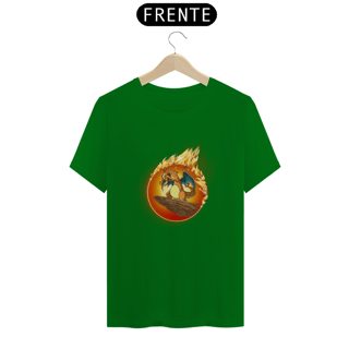 Nome do produto Camiseta Pokémon - Charizard e Charmander em Rei Leão