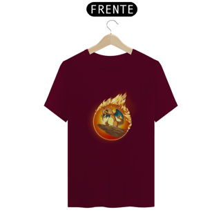 Nome do produto Camiseta Pokémon - Charizard e Charmander em Rei Leão