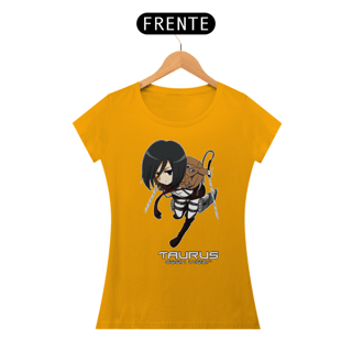 Nome do produto Camiseta Mikasa Attack on Titan - Feminina - Baby Long Classic