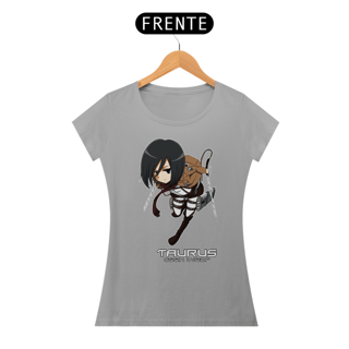 Nome do produto Camiseta Mikasa Attack on Titan - Feminina - Baby Long Classic