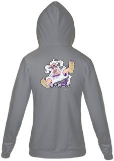 Nome do produto Blusa Moletom Com Ziper - Luffy Gear 5 One Peace