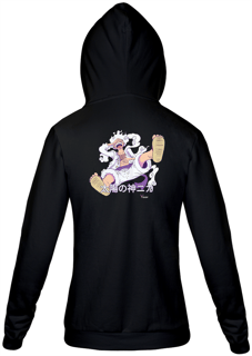 Nome do produto Blusa Moletom Com Ziper - Luffy Gear 5 One Peace