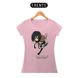 Nome do produto Camiseta Mikasa Attack on Titan - Feminina - Baby Long Classic