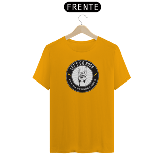 Nome do produto CAMISETA LET'S GO ROCK - LOGO
