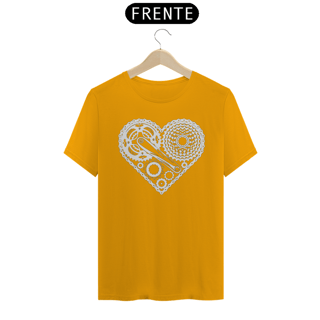 Nome do produto CAMISETA CORAÇÃO COM PARTES DA BICICLETA