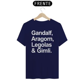 Nome do produto CAMISETA GANDALF, ARAGORN, LEGOLAS & GIMLI