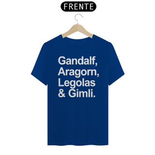 Nome do produto CAMISETA GANDALF, ARAGORN, LEGOLAS & GIMLI
