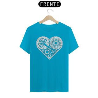 Nome do produto CAMISETA CORAÇÃO COM PARTES DA BICICLETA