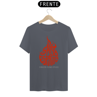 Nome do produto CAMISETA SANTO ESPÍRITO DESCE COMO FOGO