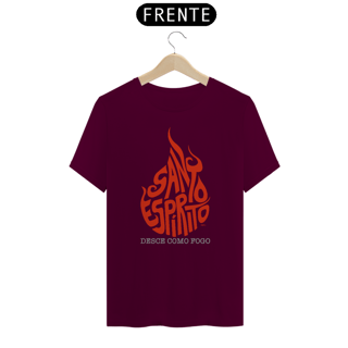 Nome do produto CAMISETA SANTO ESPÍRITO DESCE COMO FOGO
