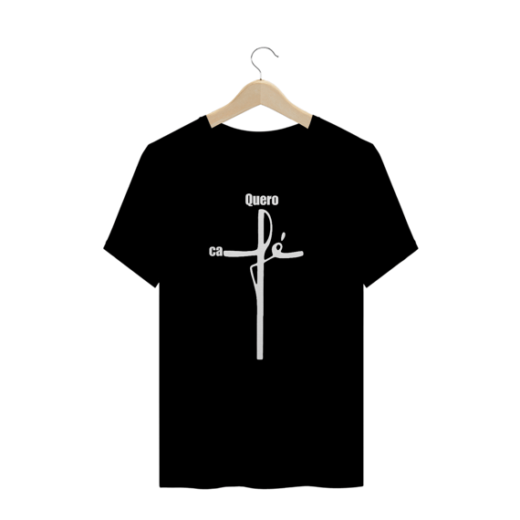 Camiseta Plus Size - Quero caFÉ