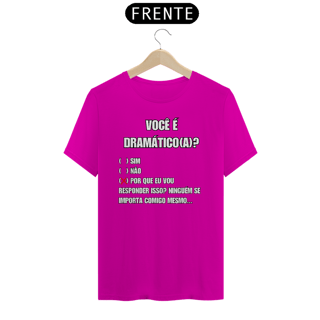 Nome do produto Você é dramático(a)?