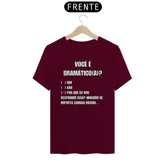 Nome do produto Você é dramático(a)?