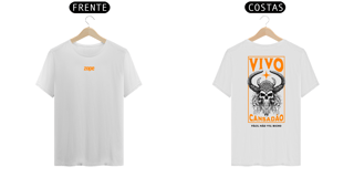 Nome do produto Camiseta Streetwear Branca Estampasa - Cansadão