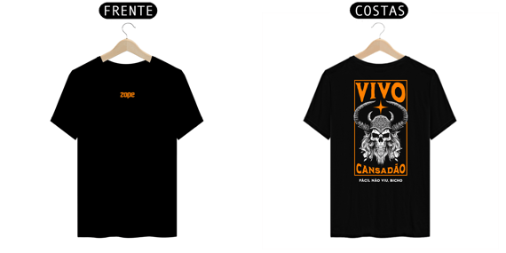 Camiseta Streetwear Estampada - Cansadão