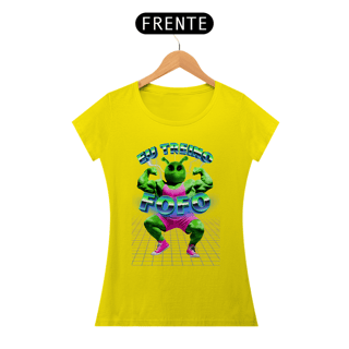 Nome do produto Camiseta Babylook Eu treino fofo