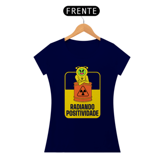 Nome do produto Camiseta Babylook Radiando Positividade