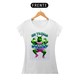 Nome do produto Camiseta Babylook Eu treino fofo
