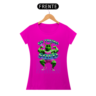 Nome do produto Camiseta Babylook Eu treino fofo