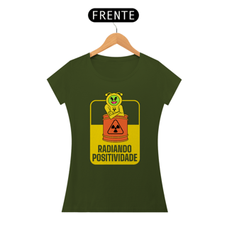 Nome do produto Camiseta Babylook Radiando Positividade
