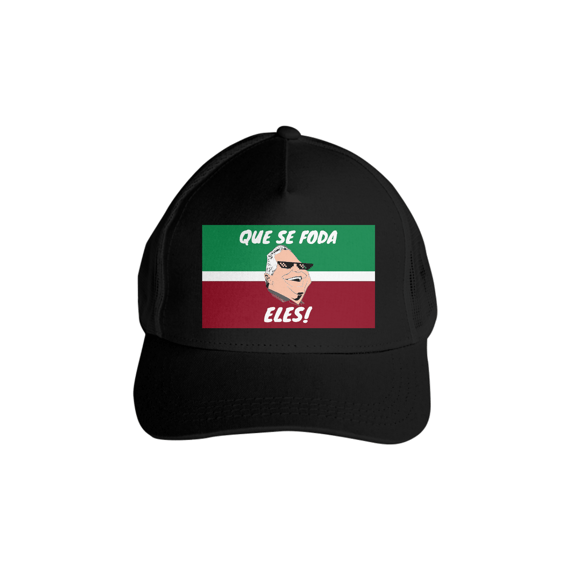 Boné com tela Que se Fodas Eles Thug Life
